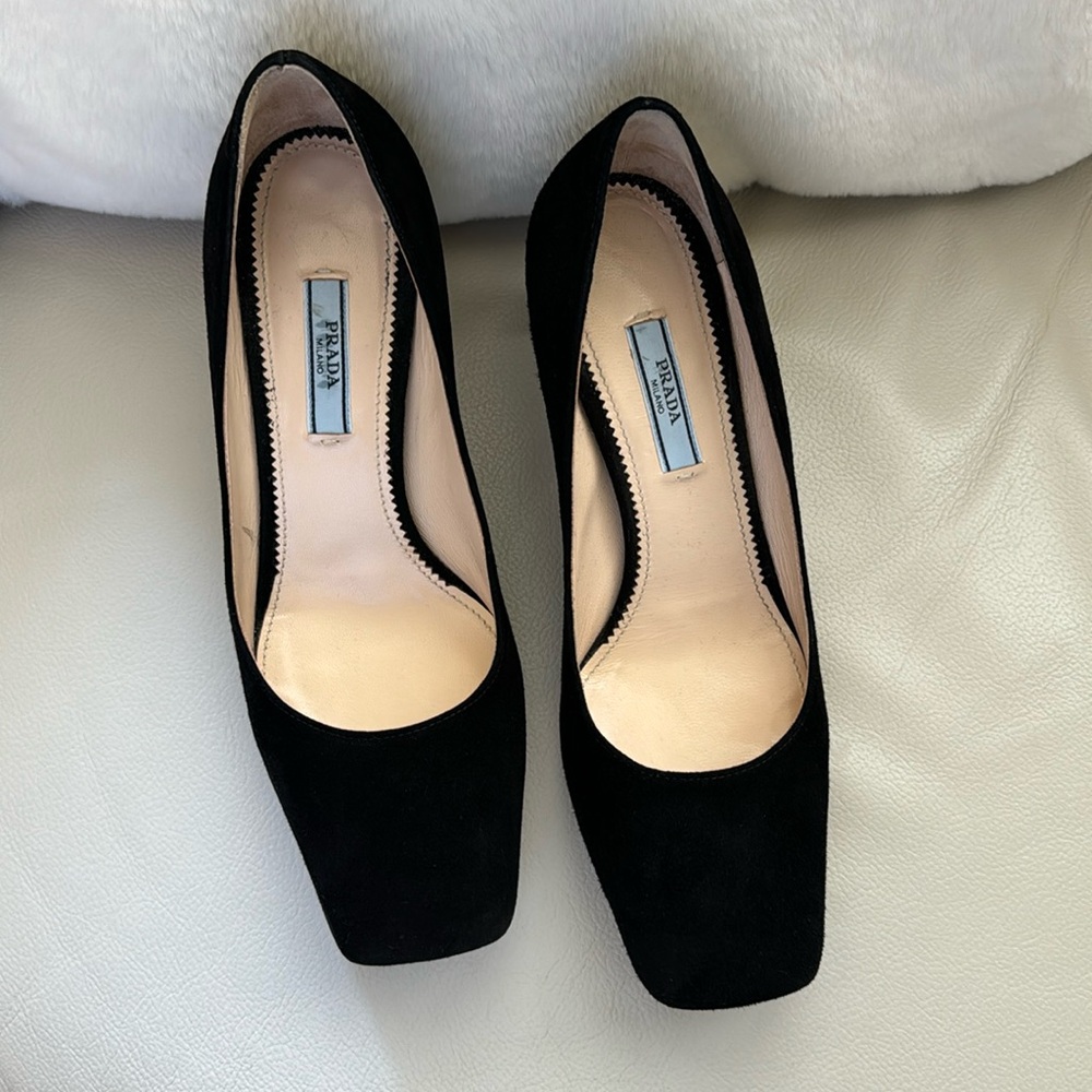 Prada Suede Pumps